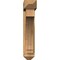 Ekena Millwork Imperial Arts and Crafts Rough Sawn Bracket w/ Offset Brace, Western Red Cedar, 6"W x 26"D x 30"H BKT0604X26X30IMP03RWR - alternate 3